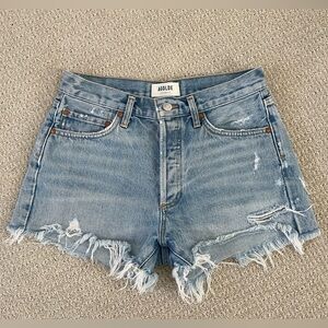 AGOLDE Parker jean shorts